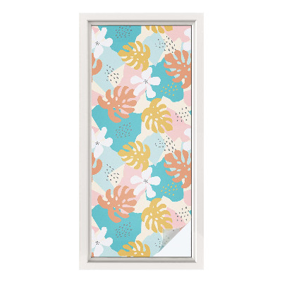 Película decorativa para janela privacidade Natureza exótica