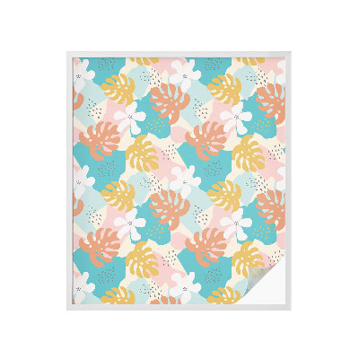 Película decorativa para janela privacidade Natureza exótica