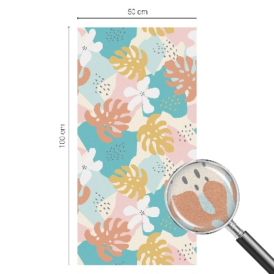 Película decorativa para janela privacidade Natureza exótica