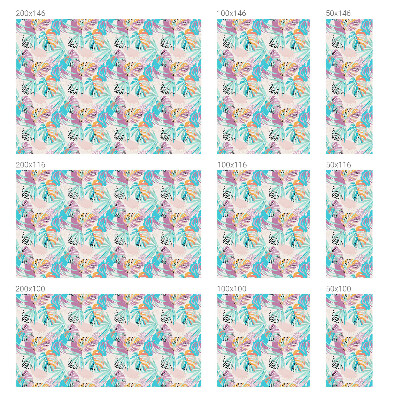 Vinil para vidro privacidade padrão vitral Selva abstrata