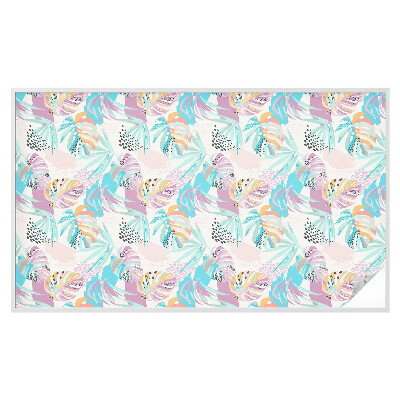 Vinil para vidro privacidade padrão vitral Selva abstrata