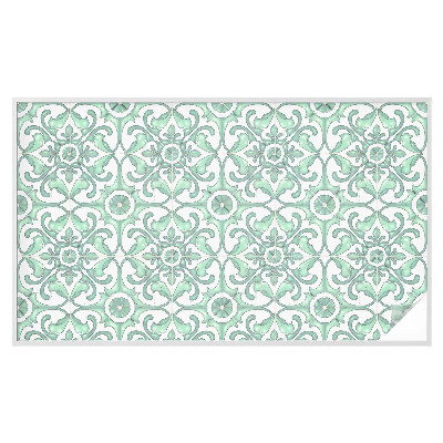 Vinil para vidro privacidade padrão vitral Simetria Verde