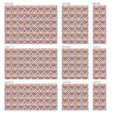 Película vidro janela privacidade Padrões florais