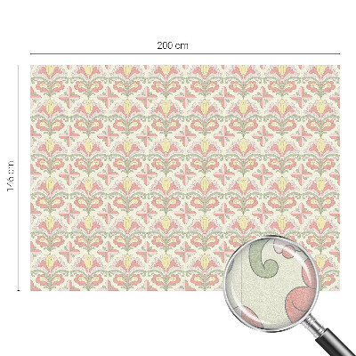 Película de privacidade para janela efeito vitral Elegância vegetal