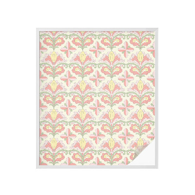 Película de privacidade para janela efeito vitral Elegância vegetal