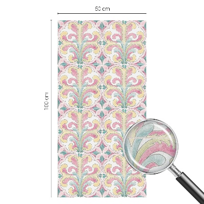 Película decorativa para janela privacidade Simetria floral