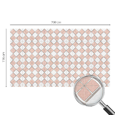 Vinil para vidro privacidade padrão vitral Losangos geométricos