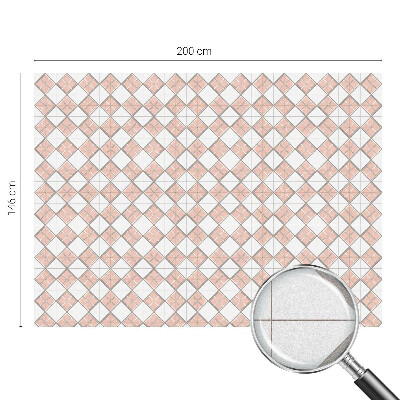 Vinil para vidro privacidade padrão vitral Losangos geométricos