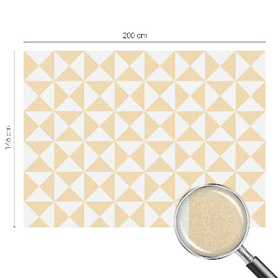 Película de vidro vitral autocolante Triângulos geométricos