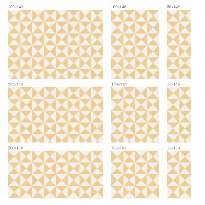 Película de vidro vitral autocolante Triângulos geométricos