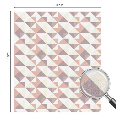 Película vidro janela privacidade Triângulos modernos