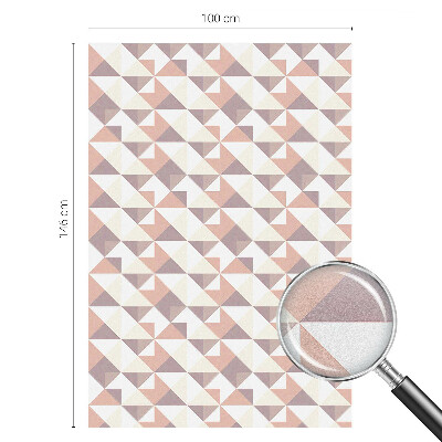 Película vidro janela privacidade Triângulos modernos