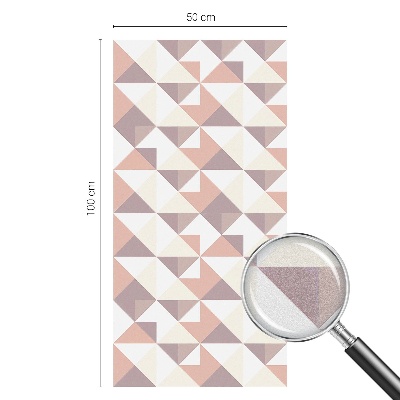 Película vidro janela privacidade Triângulos modernos