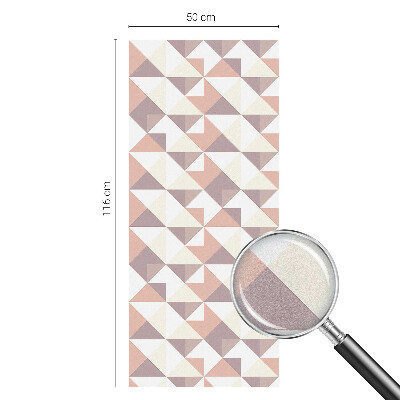 Película vidro janela privacidade Triângulos modernos