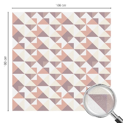 Película vidro janela privacidade Triângulos modernos