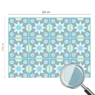 Película decorativa para janela privacidade Padrão de estrela