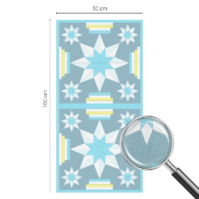 Película decorativa para janela privacidade Padrão de estrela