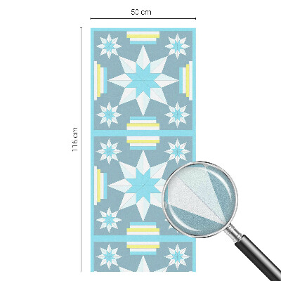 Película decorativa para janela privacidade Padrão de estrela