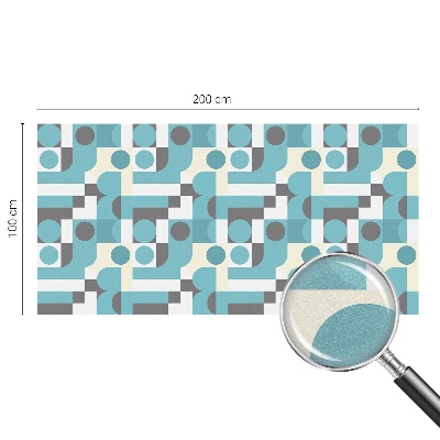 Película de privacidade para janela efeito vitral Padrões geométricos
