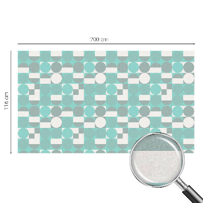 Vinil para vidro privacidade padrão vitral Formas geométricas