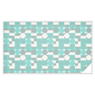 Vinil para vidro privacidade padrão vitral Formas geométricas