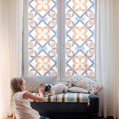 Película vidro janela privacidade Estampa floral