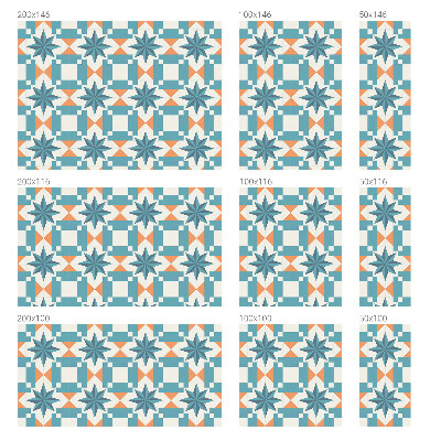 Película de vidro vitral autocolante Estrelas azuis