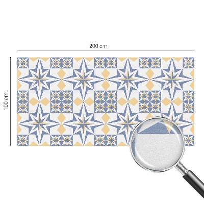 Vinil para vidro privacidade padrão vitral Padrão de estrela