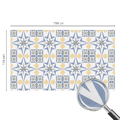 Vinil para vidro privacidade padrão vitral Padrão de estrela