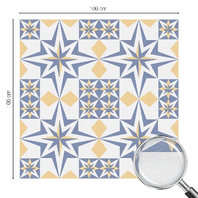 Vinil para vidro privacidade padrão vitral Padrão de estrela