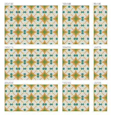 Película de privacidade para janela efeito vitral Harmonia geométrica