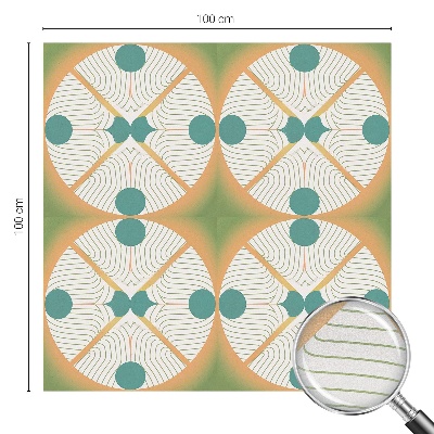 Película de privacidade para janela efeito vitral Harmonia geométrica