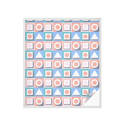 Vinil para vidro privacidade padrão vitral Padrões geométricos