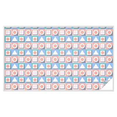 Vinil para vidro privacidade padrão vitral Padrões geométricos