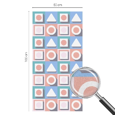 Vinil para vidro privacidade padrão vitral Padrões geométricos