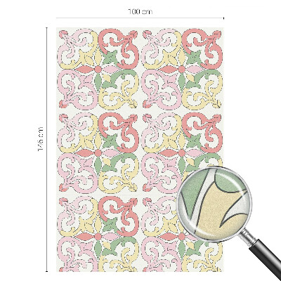 Película decorativa para janela privacidade Ornamentos florais