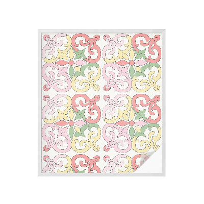 Película decorativa para janela privacidade Ornamentos florais