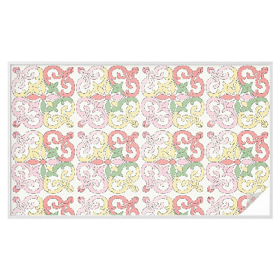 Película decorativa para janela privacidade Ornamentos florais