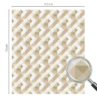 Película vidro janela privacidade Padrões triangulares