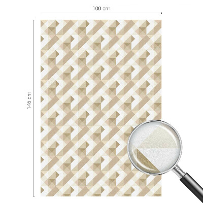 Película vidro janela privacidade Padrões triangulares