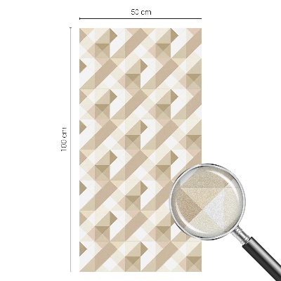 Película vidro janela privacidade Padrões triangulares