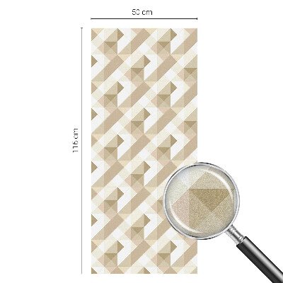 Película vidro janela privacidade Padrões triangulares