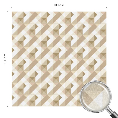 Película vidro janela privacidade Padrões triangulares