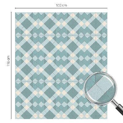 Vinil para vidro privacidade padrão vitral Padrões geométricos
