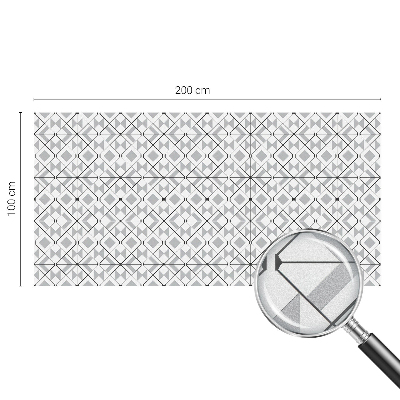 Película decorativa para janela privacidade Padrões geométricos