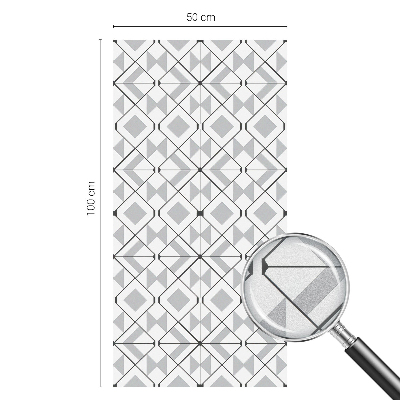 Película decorativa para janela privacidade Padrões geométricos