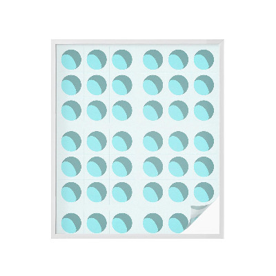 Película de vidro vitral autocolante Rodas modernas