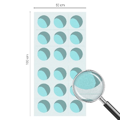 Película de vidro vitral autocolante Rodas modernas