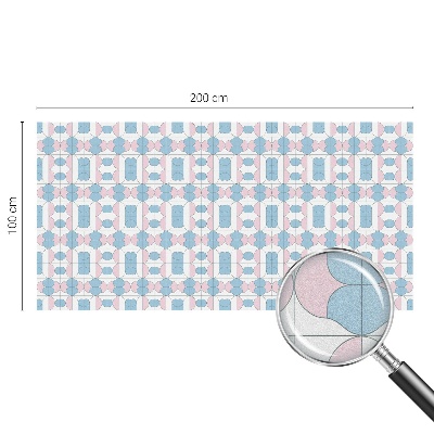 Película vidro janela privacidade Padrões em tons pastel