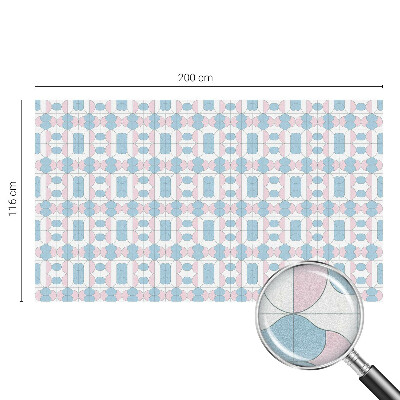 Película vidro janela privacidade Padrões em tons pastel